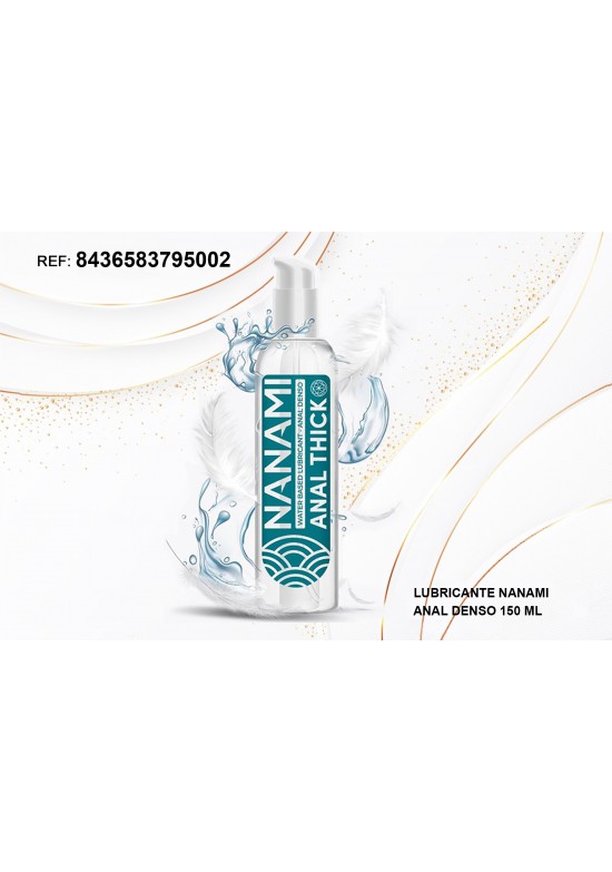 NANAMI LUBRICANTE ANAL ALTA DENSIDAD A BASE DE AGUA