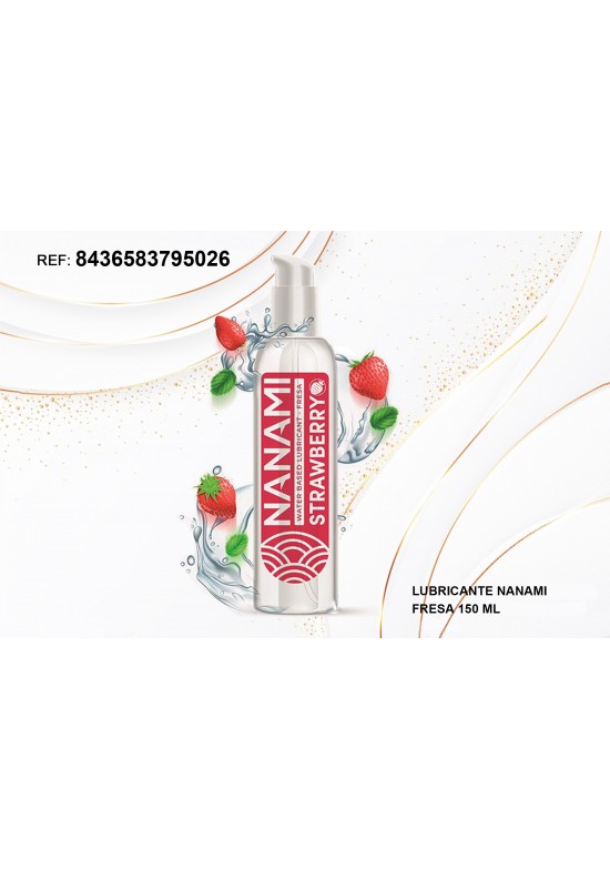 NANAMI LUBRICANTE A BASE DE AGUA FRESA
