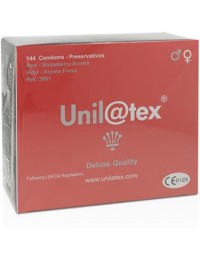 UNILATEX preservativo ROJO-FRESA 144 unidades