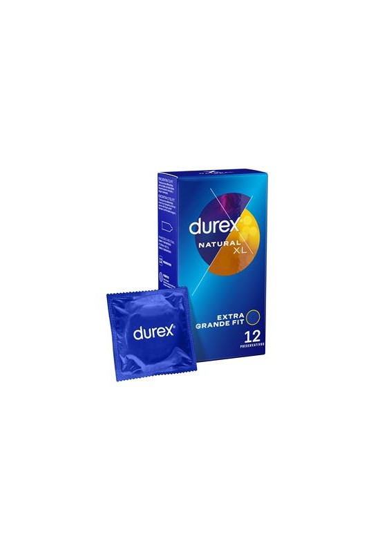 DUREX Preservativos Natural XL 12 ud